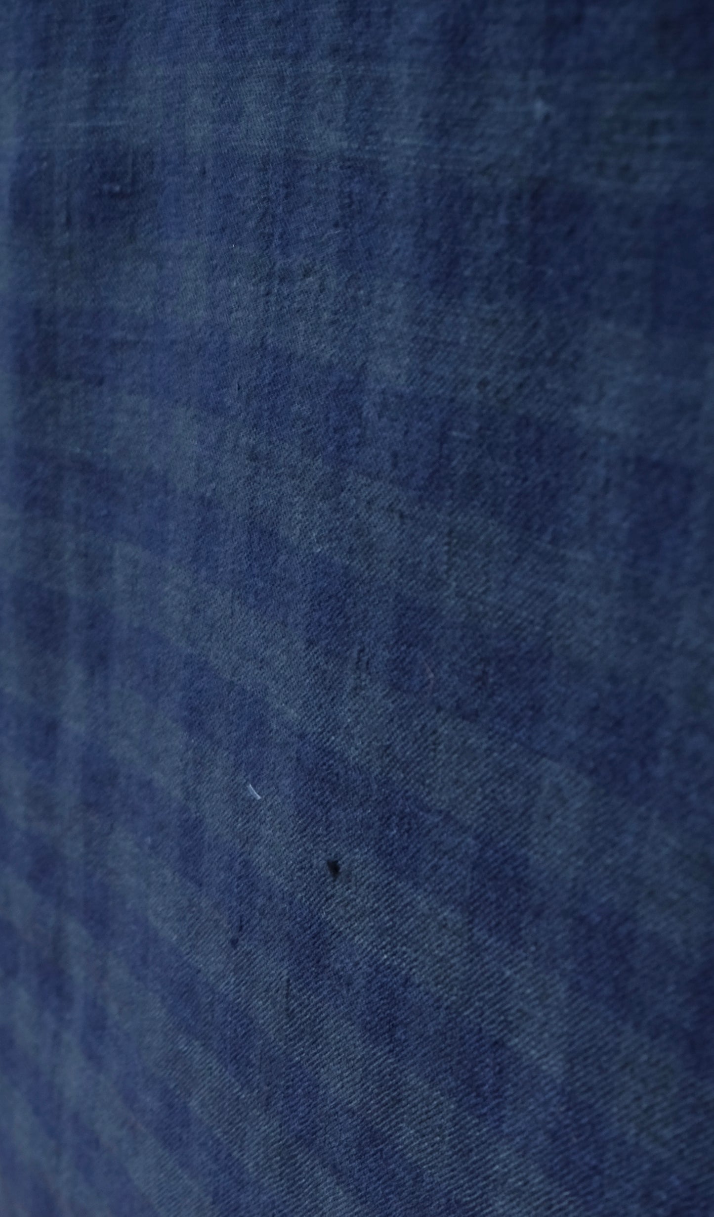 Blue Gingham Linen Quilted Hot Water Bottle Cover